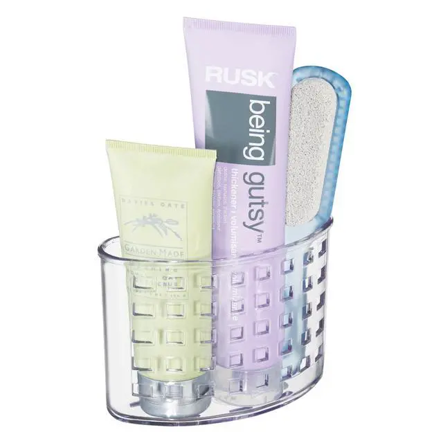 Alt view image 5 of 7 - Suction Cup Shower Caddy Basket, Clear