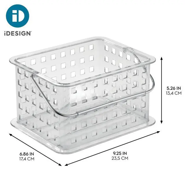 Alt view image 4 of 7 - Small Clear Shower Caddy with Handle