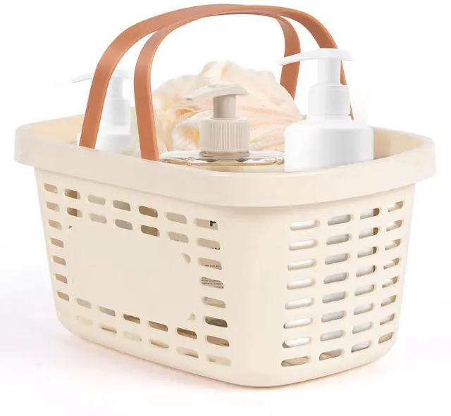 Main image of Plastic Shower Caddy, Cream, 1 Pack