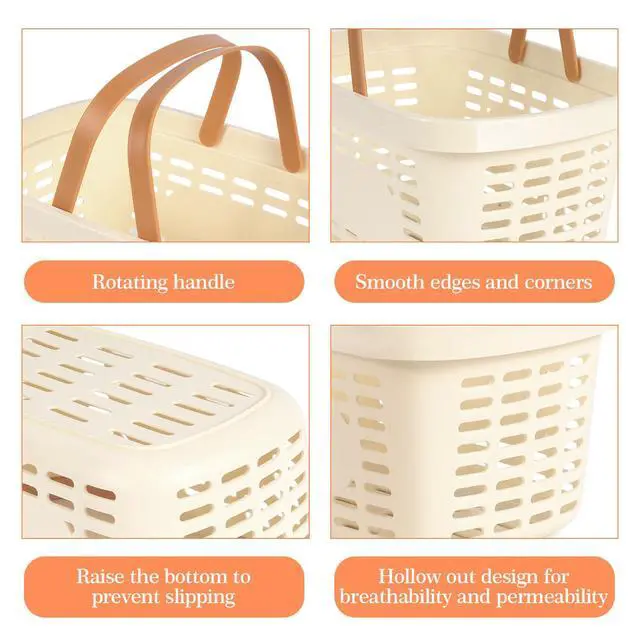 Alt view image 5 of 7 - Plastic Shower Caddy, Cream, 1 Pack