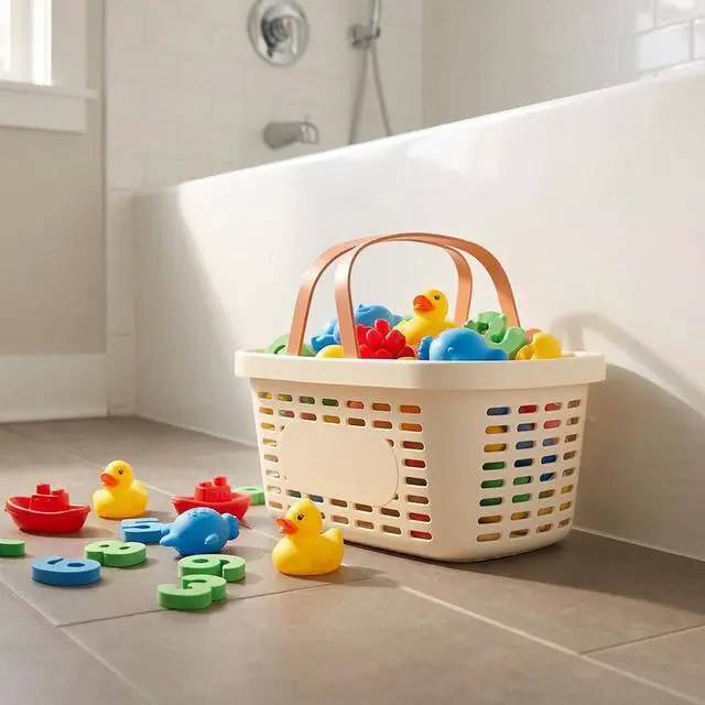 Alt view image 4 of 7 - Plastic Shower Caddy, Cream, 1 Pack
