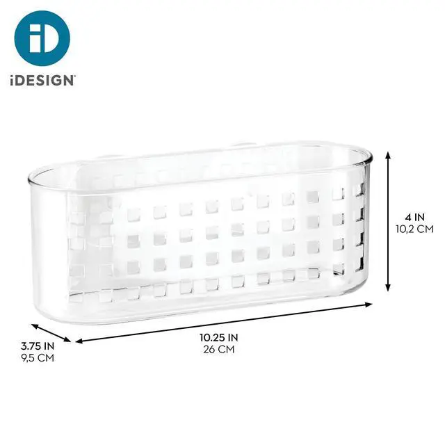 Alt view image 4 of 7 - Hanging Suction Shower Caddy Basket, Clear