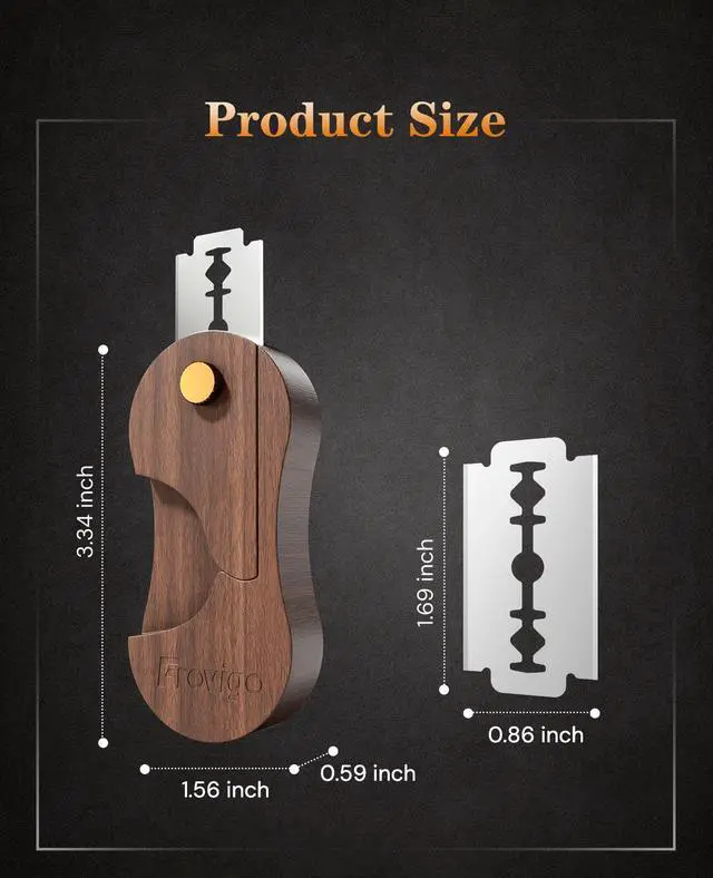 Alt view image 2 of 7 - Bread Lame, Scoring Tool for Sourdough with 5 Retractable Razor Blades, Professional Dough Scorer with Magnetic Safety Design, Bread Slashing Tool, Sourdough Knife Supplies for Baking (Walnut)