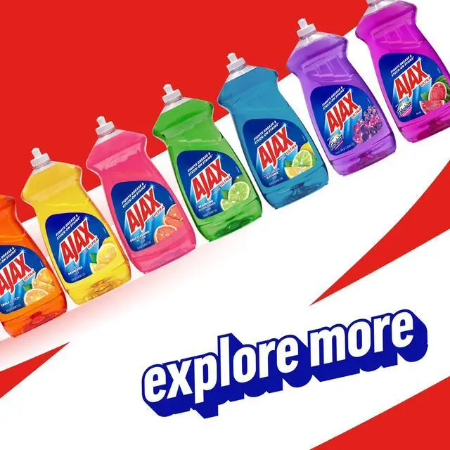 Alt view image 7 of 7 - Ultra Liquid Dish Soap Vinegar and Lime Scent, Sparkling Clean Dishes, 90 fl oz Bottle