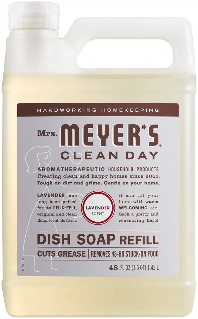 Main image of CLEAN DAY Liquid Dish Soap Refill, Lavender, 48 fl. oz