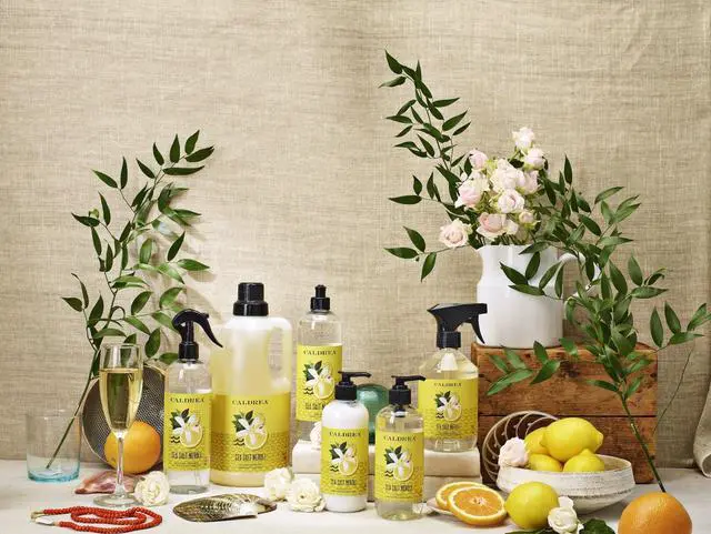 Alt view image 6 of 6 - Dish Soap, Biodegradable Dishwashing Liquid made with Soap Bark and Aloe Vera, Sea Salt Neroli, 16 oz