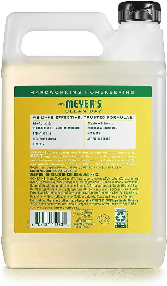 Alt view image 3 of 7 - CLEAN DAY Liquid Dish Soap Refill, Honeysuckle, 48 fl. oz