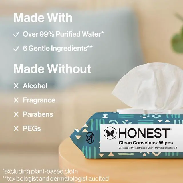 Alt view image 7 of 7 - Hypoallergenic Multi-Use Baby Wipes for Sensitive Baby Skin, Balance Blues, 288 Count
