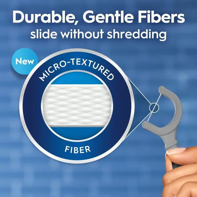 Alt view image 3 of 7 - Glide Ultra Deep Clean Floss Picks, Removes Food and Plaque, Cool Mint Flavor, 75 Count, Pack of 3