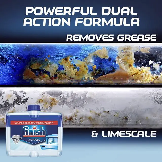 Alt view image 3 of 6 - Dual Action Dishwasher Cleaner: Fight Grease & Limescale, Fresh 8.45 oz.(Pack of 4)