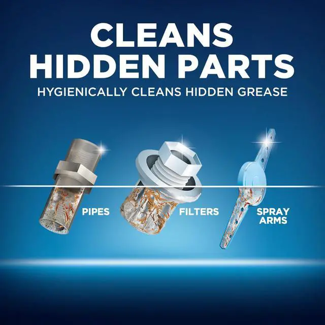 Alt view image 2 of 7 - In-Wash Dishwasher Cleaner: Clean Hidden Grease and Grime, 3 ct