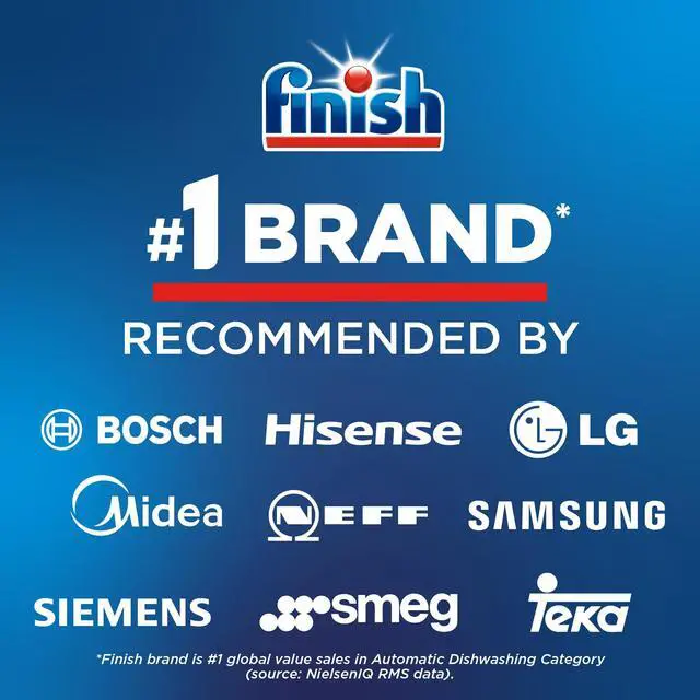 Alt view image 3 of 7 - Finish Rinse Aid 100% Better Drying Dishwasher, Lemon Sparkle, 800 ML