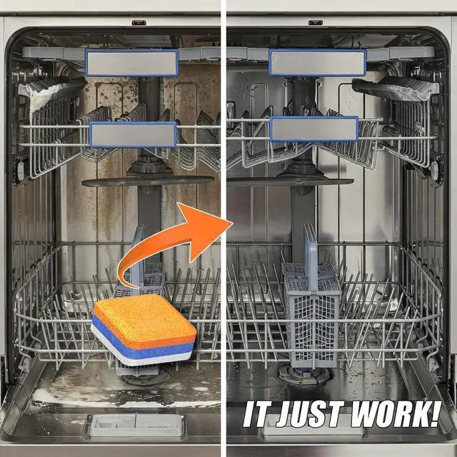 Alt view image 2 of 7 - Dishwasher Cleaner Deodorizer Descaler Tablets - 28 Tabs - 1 Plus Year Supply - Extra Scented Deep Cleaning Sanitizer Pods - Remove Hard Water - Contain Citric Acid Heavy Duty Septic Safe - Citrus