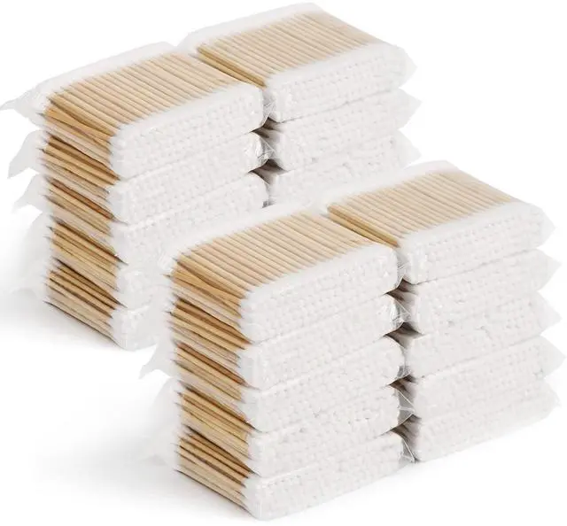 Main image of Cotton Swabs 2000ct (20 Pack), Double-Tipped Cotton Buds