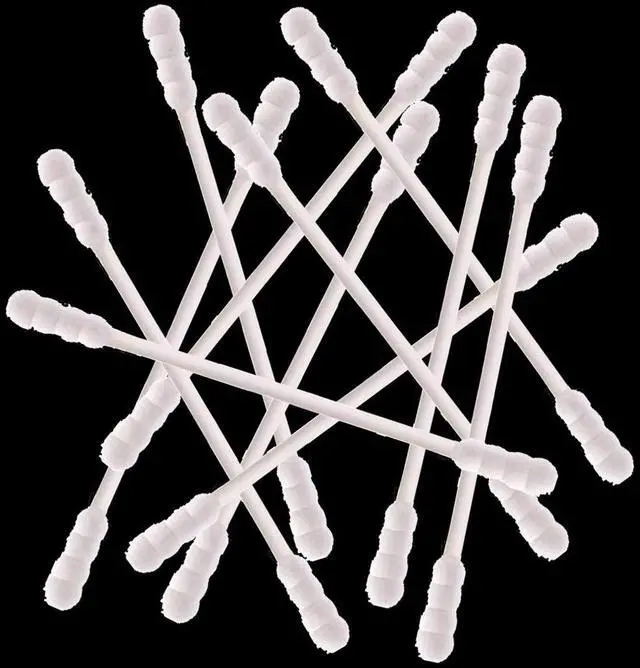 Main image of 800 Pieces Cotton Swabs, Double Spiral Tipped with Paper Stick, Quality Cotton Heads- Sturdy Handle - Multipurpose, 4 Packs, 200 Pieces 1 Pack