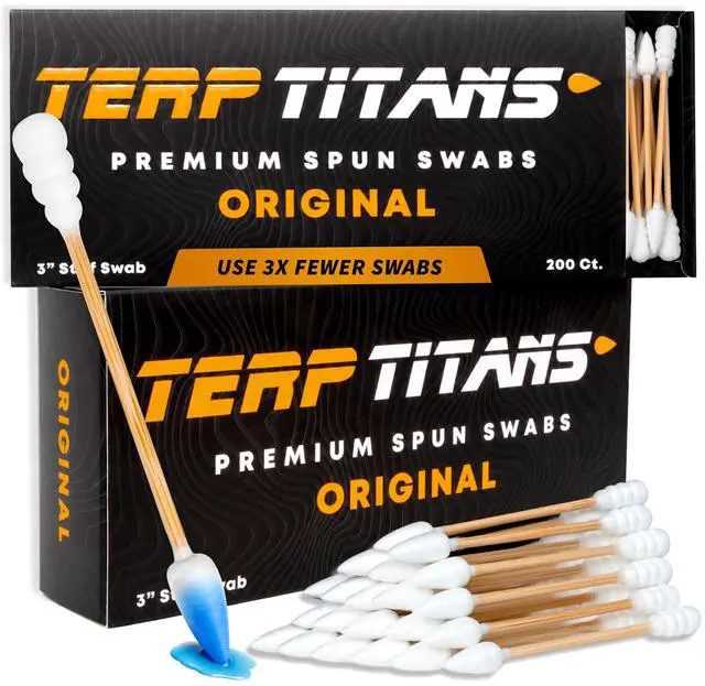 Main image of Original Bamboo Cotton Swabs | Dual-Tip: Spiral for Maximum Absorption & Fine Point for Pinpoint Precision | Extra Strong, Lint-Free | 200 Count Box (400)