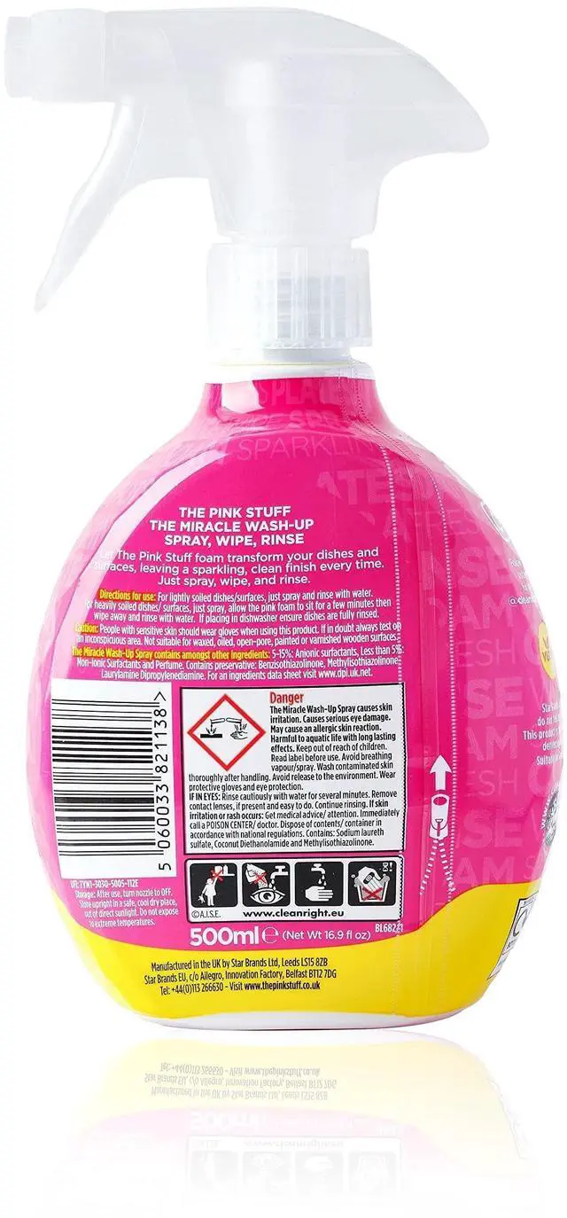 Alt view image 3 of 7 - The Pink Stuff - The Miracle Wash Up Spray Bundle (2 Wash Up Sprays)