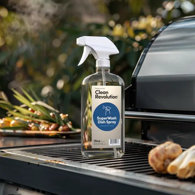 Alt view image 3 of 5 - Dish Spray, Powerful Formula Cuts Through Grease, Compatible with Dawn Powerwash Sprayers and Foamers, Fragrance Free, 18 Fl Oz - Made in USA