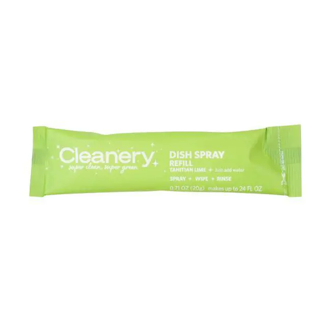 Alt view image 4 of 5 - Dish Spray Cleaner Powder Concentrate Refills 4 Pack, Makes 24 fl oz Each, Tahitian Lime