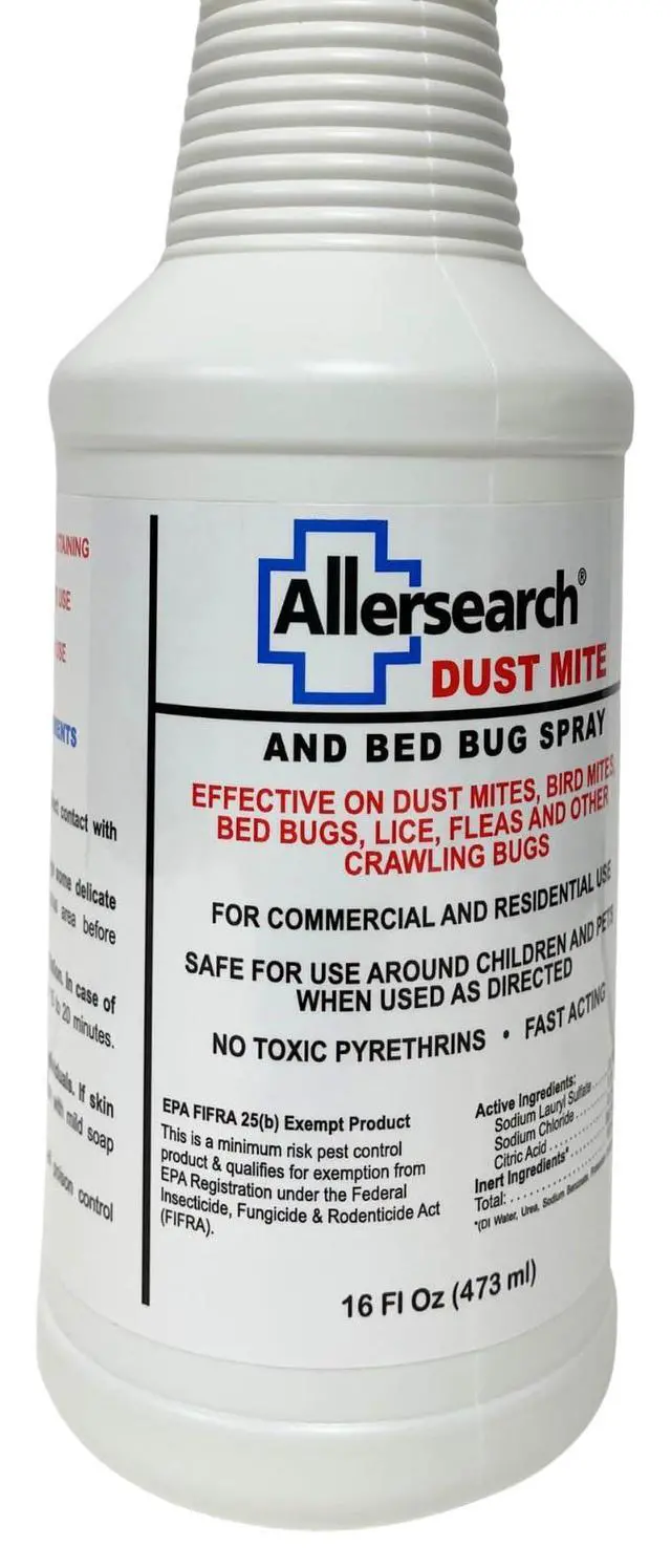 Alt view image 6 of 7 - Dust Mite and Bed Bug Spray 16 oz