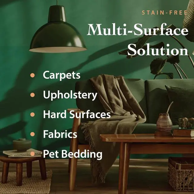 Alt view image 5 of 7 - Plant-Based Dog & Cat Allergy Spray, Dander Remover & Dust Mite Waste Reducer for Relief from Allergies - Cleans Home, Bedding & Furniture Naturally, Fragrance-Free