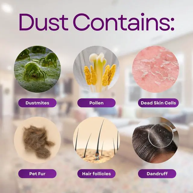 Alt view image 6 of 7 - Dust Mite Killer Travel Spray - Helps Eliminates Dust Mites, Carpet Mites, Rodent Mites, Bird & Mites - TSA Approved - Pet & Child Friendly - 3oz (Unscented)