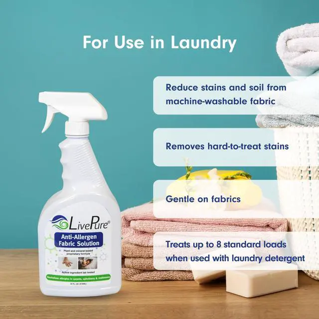 Alt view image 5 of 7 - Anti-Allergen 32 OZ Fabric Spray for Household Surfaces