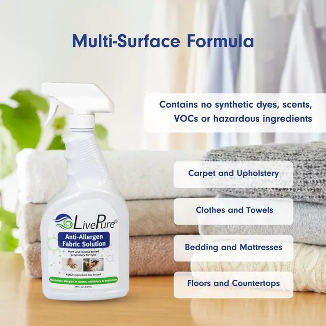 Alt view image 4 of 7 - Anti-Allergen 32 OZ Fabric Spray for Household Surfaces