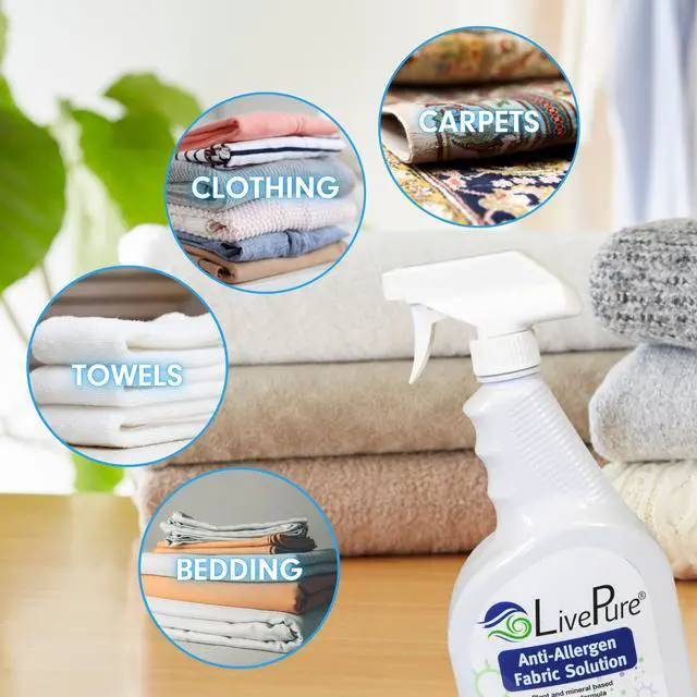 Alt view image 7 of 7 - Anti-Allergen 32 OZ Fabric Spray for Household Surfaces