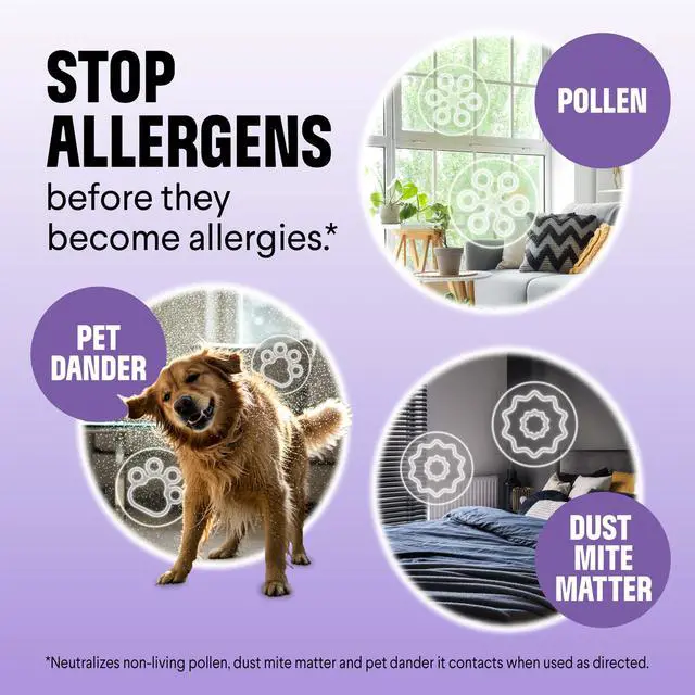 Alt view image 3 of 7 - PURE Allergen Neutralizer Daily Air Spray, Nighttime Calm, 8 Ounces