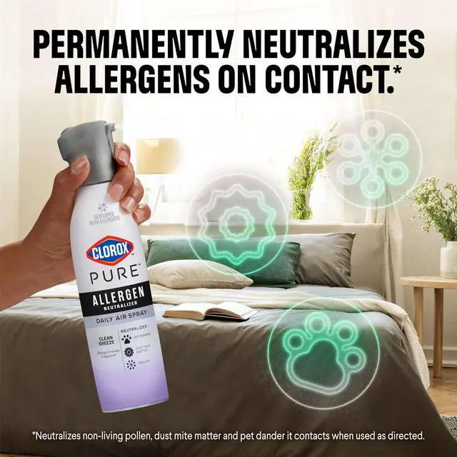 Alt view image 2 of 7 - PURE Allergen Neutralizer Daily Air Spray, Nighttime Calm, 8 Ounces