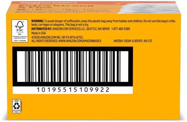 Alt view image 5 of 5 - Extra Strong & Flex Tall Kitchen Drawstring Trash Bags, Citrus Scent, 13 Gallon, 40 Count
