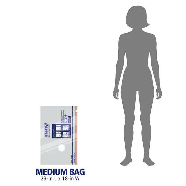 Alt view image 7 of 7 - Hefty Vacuum Storage Bags - Space Saver for Under Bed Storage, Clothing and Comforters, 3X More Storage Space, 6 Medium Zipper Bags