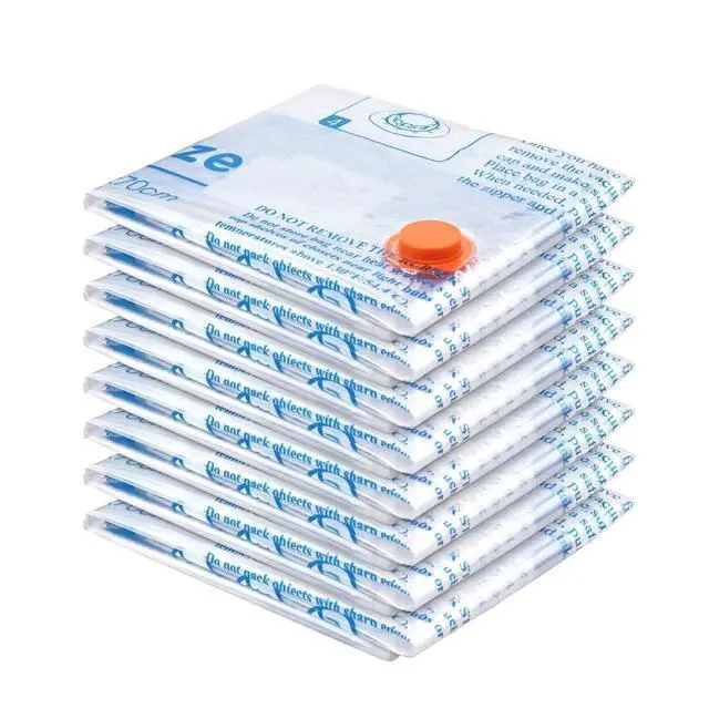 Alt view image 5 of 6 - Vacuum Storage Bags, Space Saver Sealer Bags,Vacuum seal bags for clothing, Pillows, Comforters, Blankets, Bedding,Travel,8 LARGE