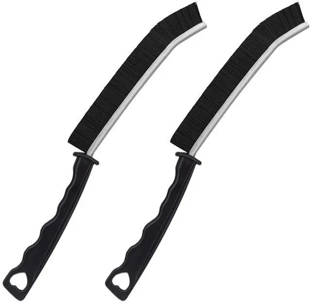 Main image of 2pcs Hard Bristle Crevice Brush, Gap & Grout Cleaner, Tile & Kitchen Window Bathroom Crevice Cleaning Tool