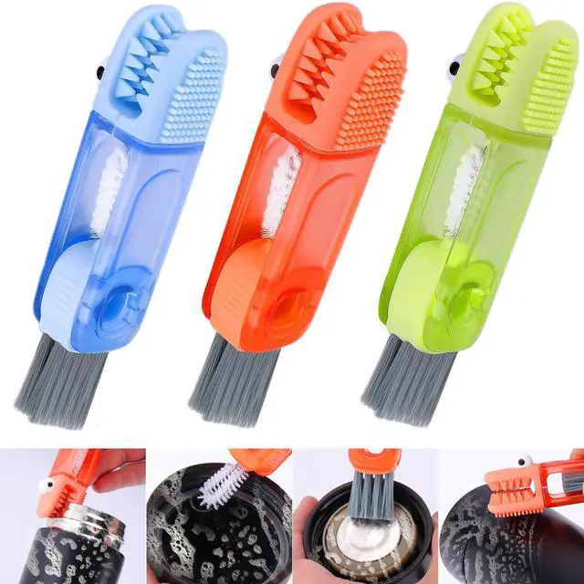 Main image of 4 in 1 Cup Lid Gap Cleaning Brush Set,Multifunctional Water Bottle Lid Cleaner Brush,3 Pack Water Bottle Crevice Cleaning Tool,Tumbler Lid Cleaner Brush for Stanley/YETI Cup,Kitchen Gadgets