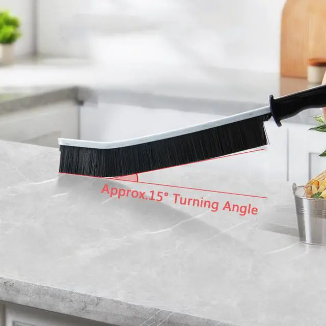 Alt view image 4 of 7 - 3 Pack Cleaning Gap Brush, Hard Bristle Cleaning Brush Tool for Ceramic Tiles, Glass, Bathroom & Kitchen