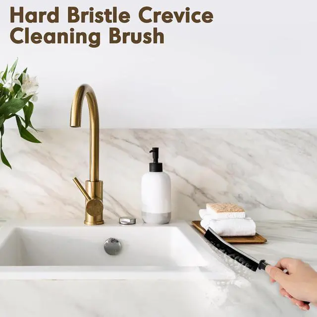 Alt view image 3 of 7 - 6P Crevice Cleaning Brush Hard Bristle Crevice Grout Cleaner Brush Thin Brush Gap Grout Cleaner for for Household Use, Bathroom, Kitchen