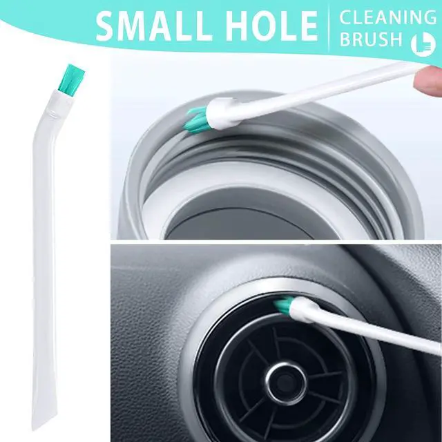 Alt view image 3 of 6 - Small Cleaning Brushes Set, 4 pcs Crevice Household Cleaning Tool for Window Track Groove Sliding Door Bottle Gaps Humidifier Baseboard, Tiny Detail Scrub Cleaner Tool Gadget Kitchen Bathroom Set
