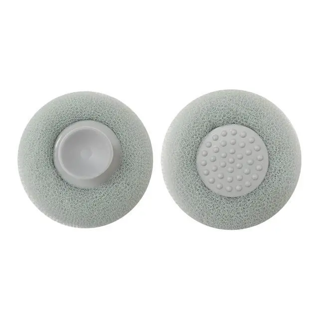Alt view image 7 of 7 - 2Pcs Bath Sponge Brush with Suction Cup Shower Loofah Sponge Bath Mesh Ball for Clean Body Exfoliation