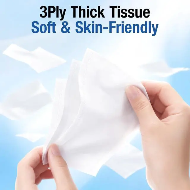 Alt view image 5 of 7 - Car Tissue Refills, 3-Ply, 4 Packs