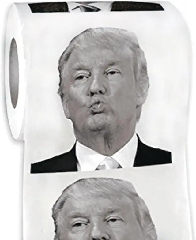 Main image of Donald Trump Toilet Paper Roll, Funny Political Humor Joke Gift, Gimmick Gifts for Republicans and Democrats