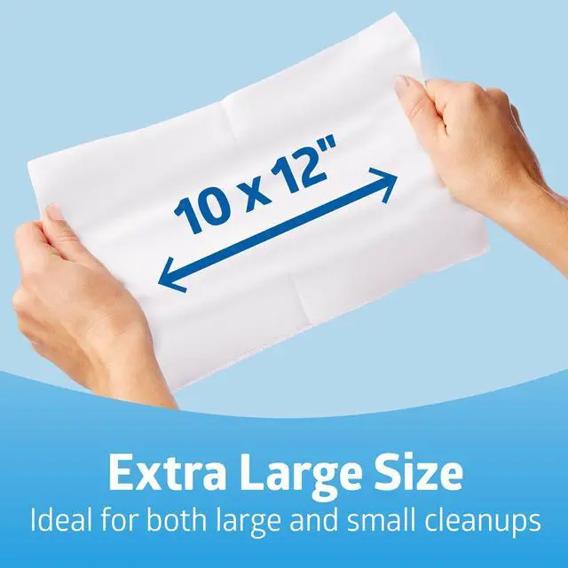 Alt view image 6 of 6 - Ultrasoft Absorbent Dry Cleansing Wipes, Hypoallergenic and Fragrance-Free, 10" x 13", 50 Count
