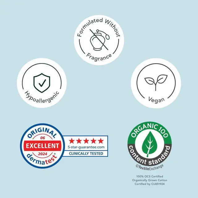 Alt view image 3 of 4 - Organic Cotton Wipes, Body Cloth, On-the-Go, All Skin Types (20 Ct)