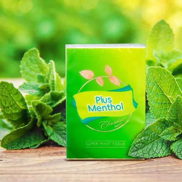 Alt view image 3 of 7 - Menthol Lotion Pocket Tissues, Travel Size, Strong 4-Ply, 2 Pack (20 Tissues Total)