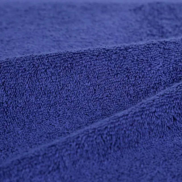 Alt view image 2 of 5 - 100% Cotton Fade-Resistant Hand Towels for Bathroom, Soft Absorbent, 26" x 16", Navy Blue, 6-Pack