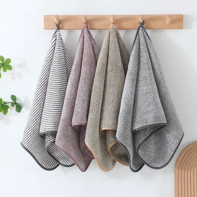Alt view image 3 of 6 - 3 Pack Microfiber Hand Towels for Bathroom, Ultra Soft & Super Absorbent