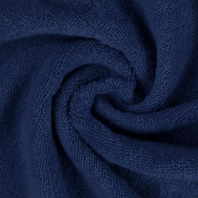 Alt view image 4 of 7 - 6 Piece Premium Hand Towels Set, 16 by 28 inches, 100% Ring Spun Cotton, Lightweight and Highly Absorbent Towels for Bathroom, Travel, Camp, Hotel, and Spa, Navy