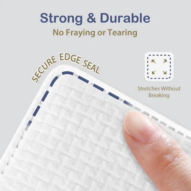 Alt view image 3 of 7 - Large Cotton Pads for Face, Soft & Lint-Free Cotton Rounds with Pressed Seam Design, Durable Facial Cleansing Squares for Face, Ideal Makeup Remover Pads, 3x3 Inch, 60 Count