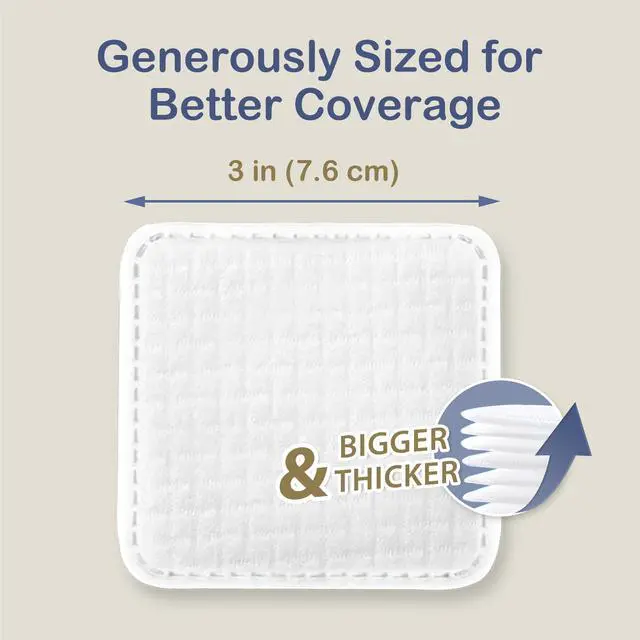 Alt view image 6 of 7 - Large Cotton Pads for Face, Soft & Lint-Free Cotton Rounds with Pressed Seam Design, Durable Facial Cleansing Squares for Face, Ideal Makeup Remover Pads, 3x3 Inch, 60 Count